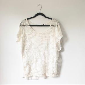 Dex Lace-Front Tee